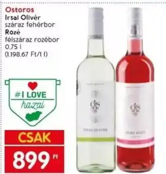 Spar Ostoros Irsai Olivér stb. 0,75 l ajánlat