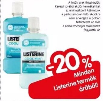 Spar Minden Listerine termék árából! ajánlat