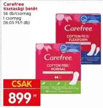 Carefree tisztasági betét 56 db