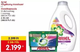 Spar Ariel folyékony mosószer stb. 1 l / 13 db ajánlat