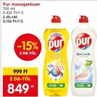 Spar Pur mosogatószer 750 ml ajánlat