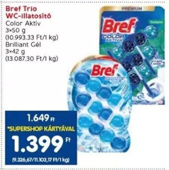 Spar Bref Trio WC-illatosító 3 x 50 g ajánlat