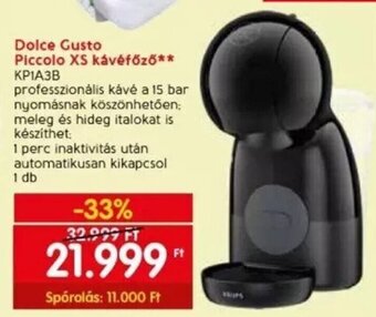 Spar Dolce Gusto Piccolo XS kávéfőző 1 db ajánlat