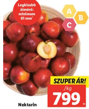 Lidl Nektarin 1 kg ajánlat
