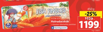 Lidl OCEAN SEA Halrudacskák 450 g ajánlat