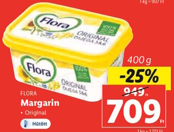 Lidl Flora Margarin 400 g ajánlat