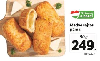 Lidl Medve sajtos párna 90 g ajánlat