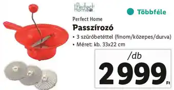 Lidl Perfect Home Passzírozó 1 db ajánlat