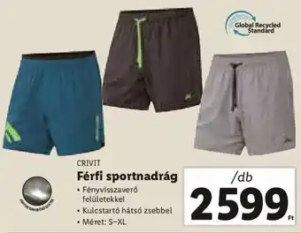 Lidl CRIVIT Férfi sportnadrág 1 db ajánlat
