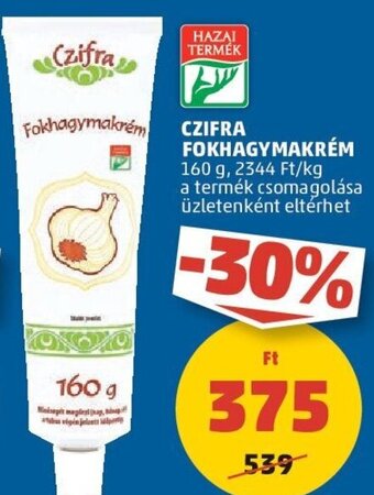 PENNY CZIFRA FOKHAGYMAKRÉM 160 g ajánlat
