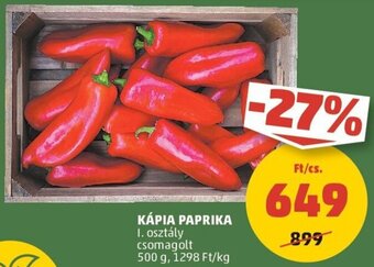 PENNY KÁPIA PAPRIKA 500 g ajánlat