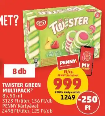 TWISTER GREEN MULTIPACK 8 x 50 ml
