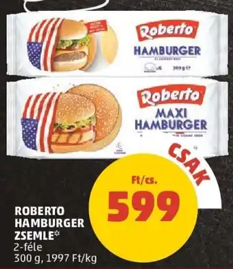PENNY ROBERTO HAMBURGER ZSEMLE 300 g ajánlat