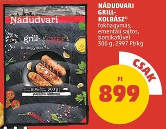 PENNY NÁDUDVARI GRILL-KOLBÁSZ 300 g ajánlat