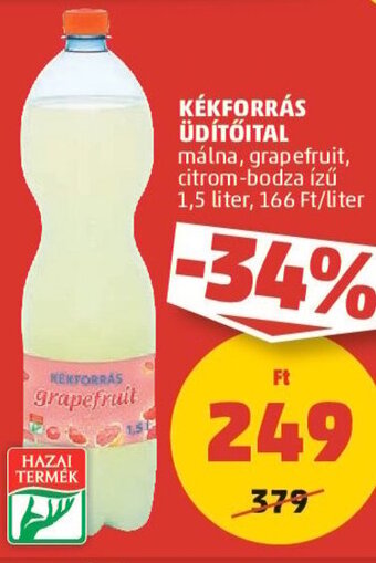 PENNY KÉKFORRÁS ÜDÍTŐITAL 1,5 l ajánlat