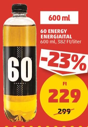 PENNY 60 ENERGY ENERGIAITAL 600 ml ajánlat