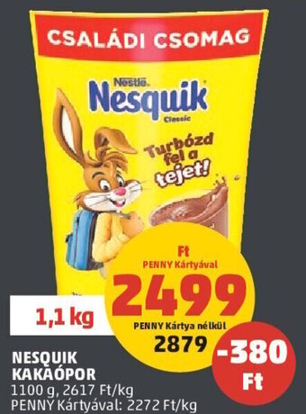 PENNY NESQUIK KAKAÓPOR 1100 g ajánlat