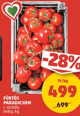 PENNY FÜRTÖS PARADICSOM 1 kg ajánlat