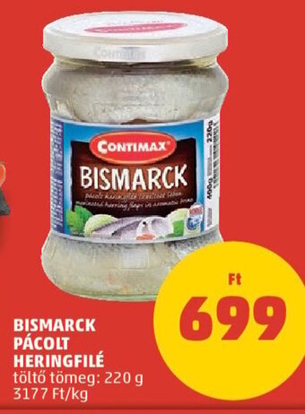 PENNY BISMARCK PÁCOLT HERINGFILÉ 220 g ajánlat