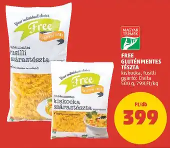 PENNY FREEGLUTÉNMENTES TÉSZTA 500 g ajánlat