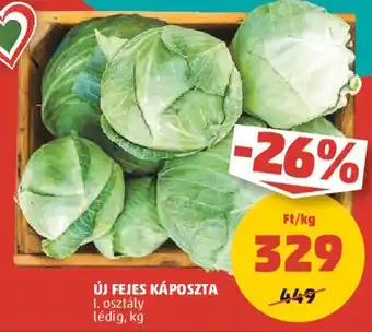 PENNY ÚJ FEJES KÁPOSZTA 1 kg ajánlat