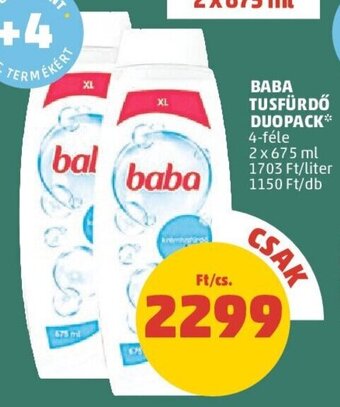 PENNY BABA TUSFÜRDŐ DUOPACK 2 x 675 ml ajánlat