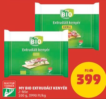 PENNY MY BIO EXTRUDÁLT KENYÉR 100 g ajánlat