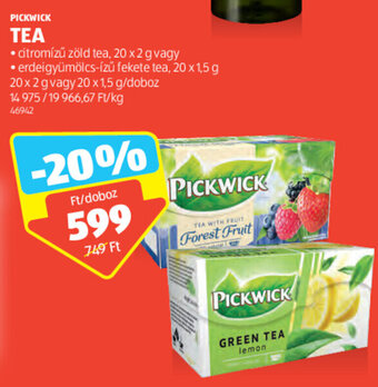 ALDI PICKWICK TEA 20 x 2 / 20 x 1,5 g ajánlat