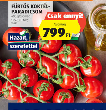 ALDI FÜRTÖS KOKTÉL- PARADICSOM 400 g ajánlat