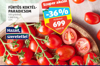 ALDI FÜRTÖS KOKTÉL- PARADICSOM 500 g ajánlat
