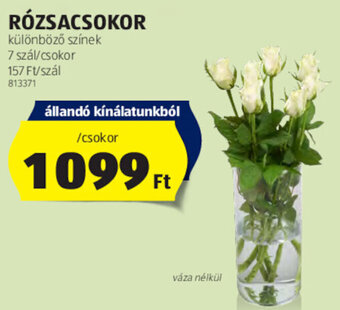 ALDI RÓZSACSOKOR 7 szál ajánlat