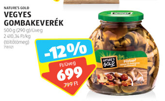 ALDI NATURE'S GOLD VEGYES GOMBAKEVERÉK 500 g ajánlat