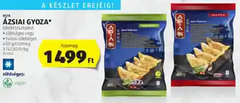 ALDI ASIA ÁZSIAI GYOZA 400 g ajánlat