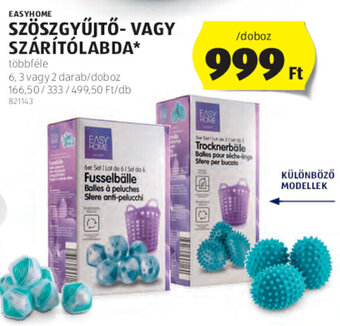 ALDI EASYHOME SZÖSZGYŰJTŐ- VAGY SZÁRÍTÓLABDA 6 - 2 db ajánlat