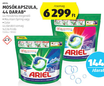 ALDI ARIEL MOSÓKAPSZULA 44 db ajánlat