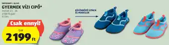 ALDI IMPIDIMPI / ALIVE GYERMEK VÍZI CIPŐ 1 pár ajánlat