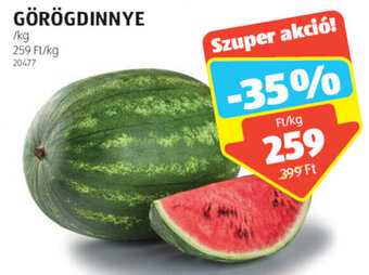 ALDI GÖRÖGDINNYE 1 kg ajánlat