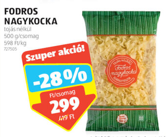 ALDI FODROS NAGYKOCKA 500 g ajánlat