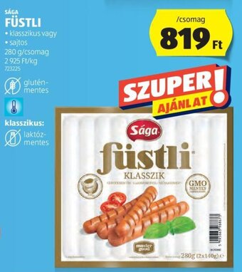 SÁGA FÜSTLI 280 g