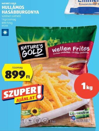ALDI NATURE'S GOLD HULLÁMOS HASÁBBURGONYA 1 kg ajánlat
