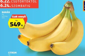 ALDI BANÁN 1 kg ajánlat