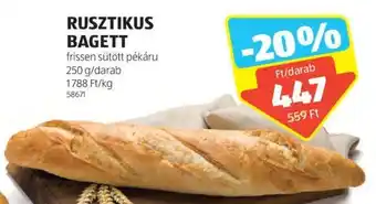 RUSZTIKUS BAGETT 250 g