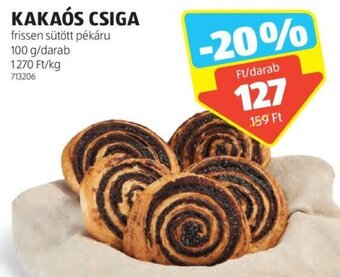 ALDI KAKAÓS CSIGA 100 g ajánlat