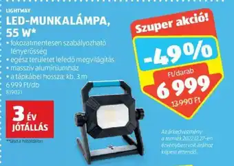 LIGHTWAY LED-MUNKALÁMPA 1 db