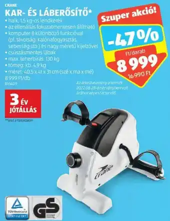 CRANE KAR- ÉS LÁBERŐSÍTŐ 1 db