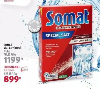 Rossmann SOMAT VÍZLÁGYÍTÓ SÓ 1,5 kg ajánlat