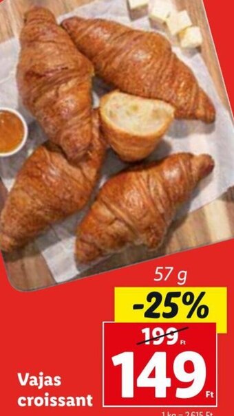 Lidl Vajas croissant 57 g ajánlat