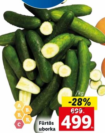 Lidl Fürtös uborka 1 kg ajánlat