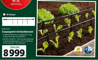 Lidl PARKSIDE Csepegtető öntözőkészlet 1 készlet ajánlat