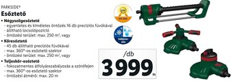 Lidl PARKSIDE Esőztető 1 db ajánlat